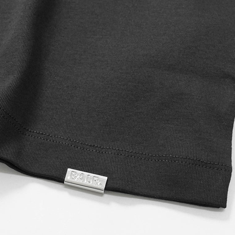 【SUMMER FINAL SALE】 BALR. メンズ ポロシャツ HEX SERIES POLO B1122 1040 ブラック JET BLACK