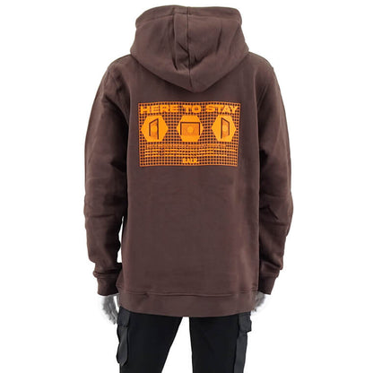 BALR. メンズ パーカー OLAF STRAIGHT H2S GOAL HOODIE B1261 1109 ブラウン JAVA