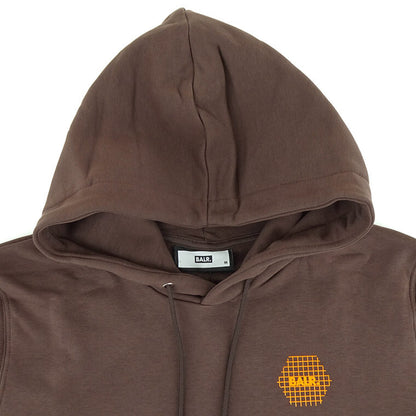 BALR. メンズ パーカー OLAF STRAIGHT H2S GOAL HOODIE B1261 1109 ブラウン JAVA