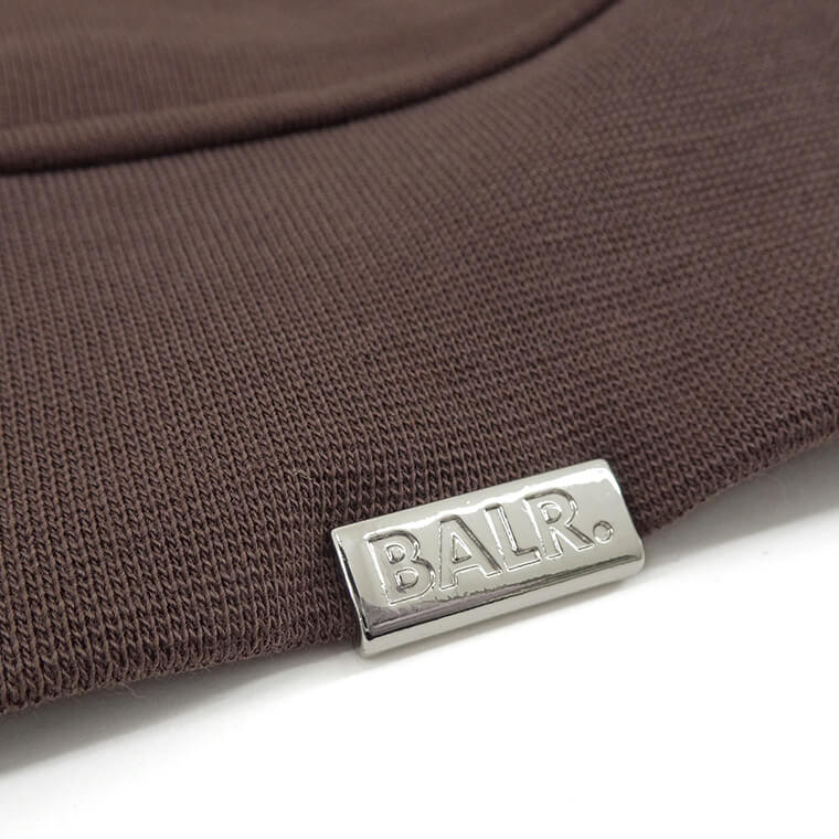 BALR. メンズ パーカー OLAF STRAIGHT H2S GOAL HOODIE B1261 1109 ブラウン JAVA