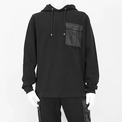 BALR. メンズ パーカー Q CARGO REGULAR FIT HOODIE B1261 1132 ブラック JET BLACK