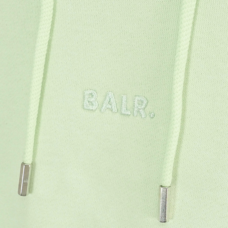 【SUMMER FINAL SALE】 BALR. メンズ パーカー LOGO HOODIE B1261 1135 ライトグリーン REED GREEN