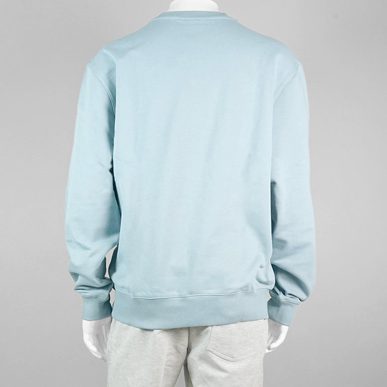 【SUMMER FINAL SALE】 BALR. メンズ スウェットシャツ LOGO CREWNECK B1262 1089 ブルー ARONA BLUE