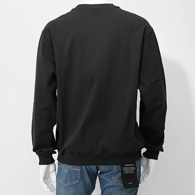 BALR. メンズ スウェットシャツ HEX SERIES BADGE CREWNECK B1262 1105 ブラック JET BLACK