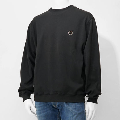 BALR. メンズ スウェットシャツ HEX SERIES BADGE CREWNECK B1262 1105 ブラック JET BLACK
