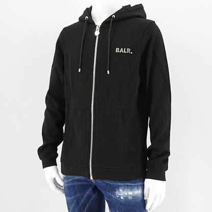 BALR. メンズ ジップアップパーカー Q-series Straight Zip Thru Hoodie B1267 1001 2カラー