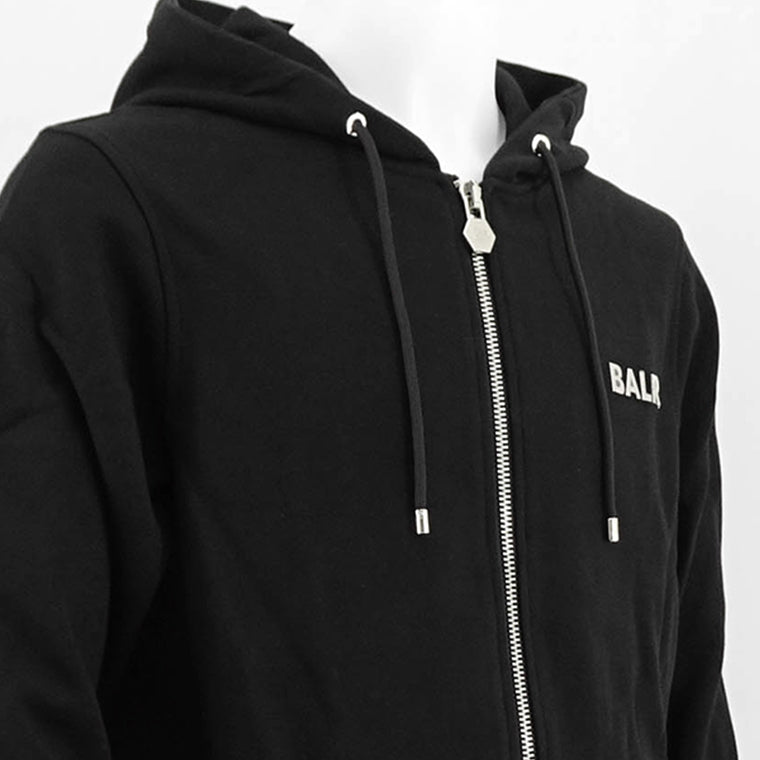 BALR. メンズ ジップアップパーカー Q-series Straight Zip Thru Hoodie B1267 1001 2カラー