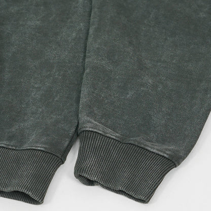 BALR. メンズ ジップアップパーカー URBAN WASHED ZIP HOODIE B1269 1009 ウォッシュグレー VOLCANIC GREY