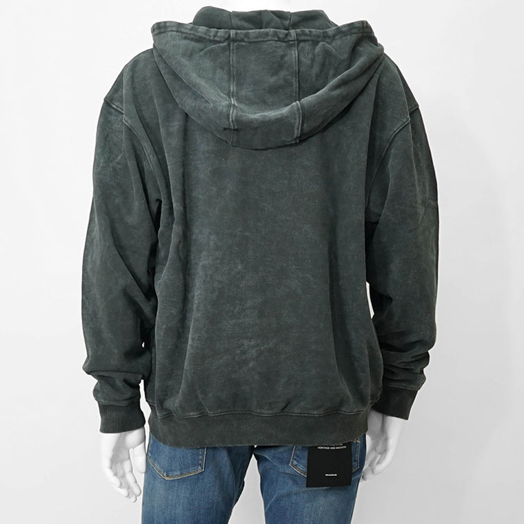 BALR. メンズ ジップアップパーカー URBAN WASHED ZIP HOODIE B1269 1009 ウォッシュグレー VOLCANIC GREY