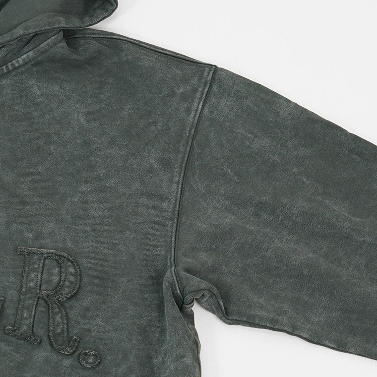 BALR. メンズ ジップアップパーカー URBAN WASHED ZIP HOODIE B1269 1009 ウォッシュグレー VOLCANIC GREY