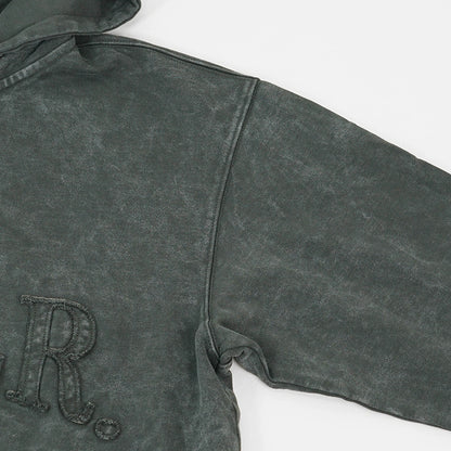 BALR. メンズ ジップアップパーカー URBAN WASHED ZIP HOODIE B1269 1009 ウォッシュグレー VOLCANIC GREY