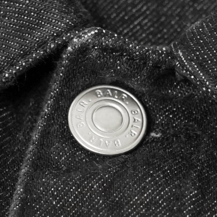 BALR. メンズ デニムジャケット ED DENIM JACKET B1389 1020 ブラック JET BLACK