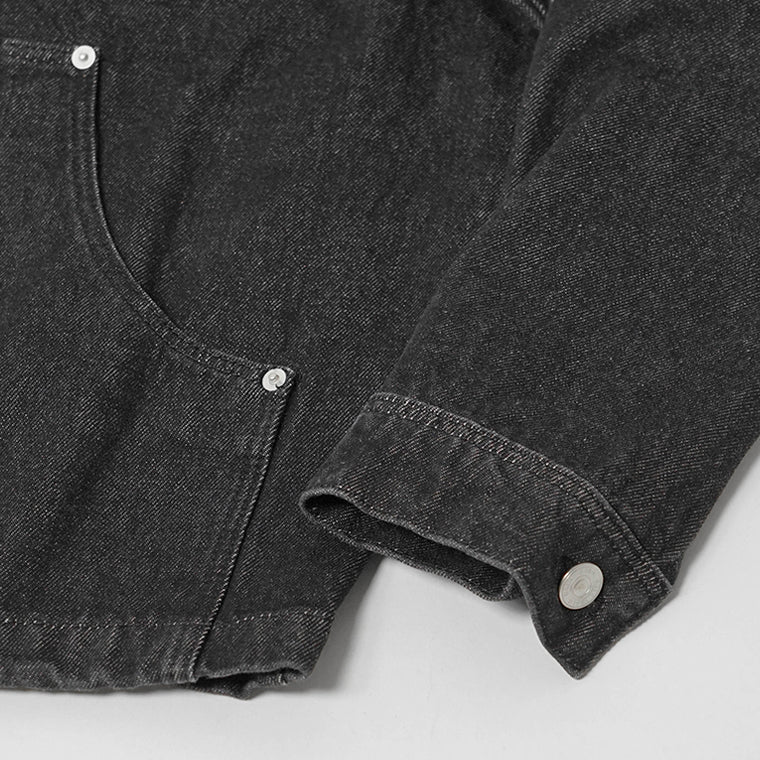 BALR. メンズ デニムジャケット ED DENIM JACKET B1389 1020 ブラック JET BLACK