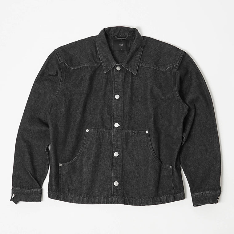 BALR. メンズ デニムジャケット ED DENIM JACKET B1389 1020 ブラック JET BLACK
