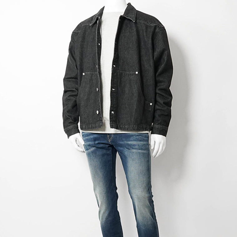 BALR. メンズ デニムジャケット ED DENIM JACKET B1389 1020 ブラック JET BLACK
