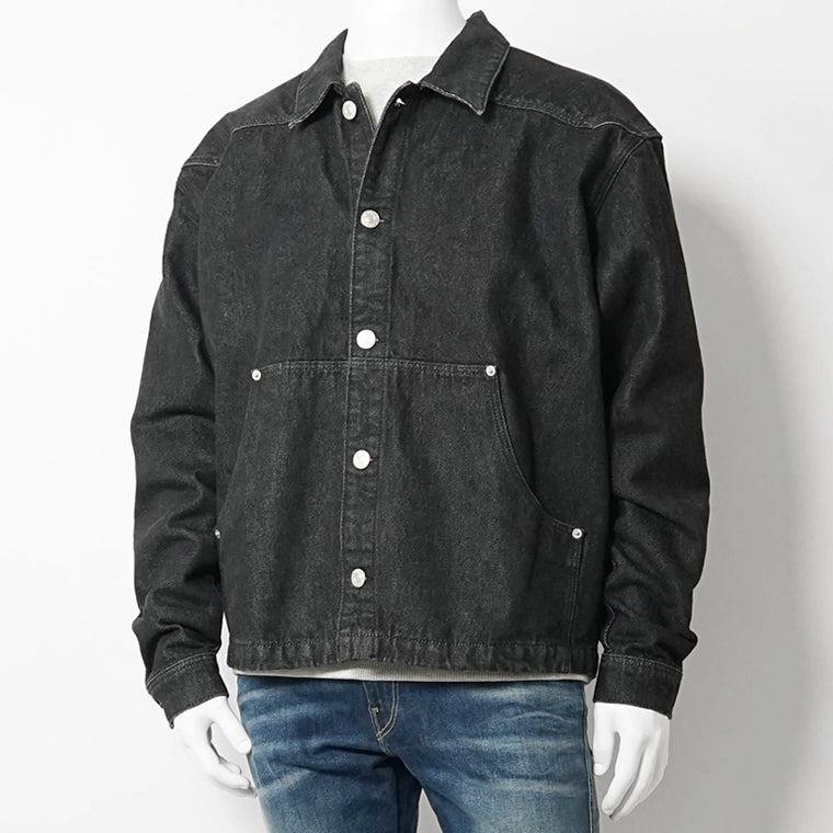 BALR. メンズ デニムジャケット ED DENIM JACKET B1389 1020 ブラック JET BLACK