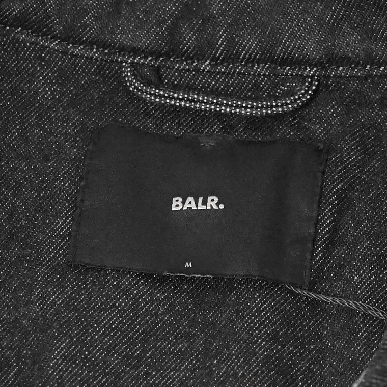 BALR. メンズ デニムジャケット ED DENIM JACKET B1389 1020 ブラック JET BLACK