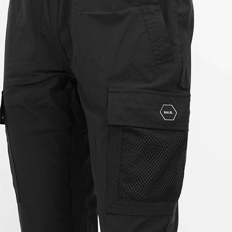 【2024AW CLEARANCE SALE】 BALR. メンズ パンツ HEXLINE REGULAR FIT TRACK PANTS B1412 1030 ブラック JET BLACK