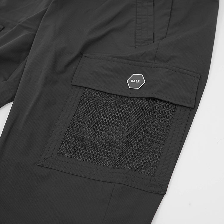 【2024AW CLEARANCE SALE】 BALR. メンズ パンツ HEXLINE REGULAR FIT TRACK PANTS B1412 1030 ブラック JET BLACK