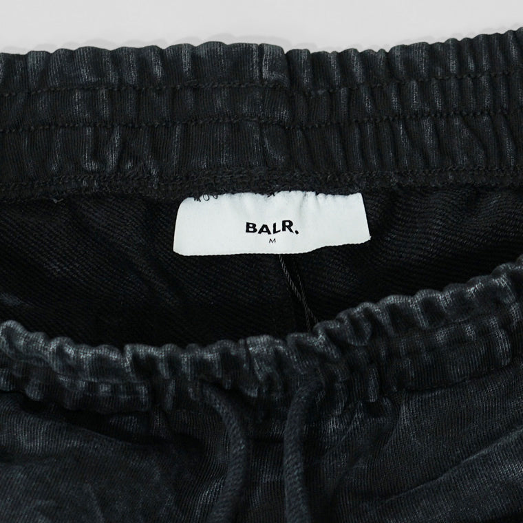 BALR. メンズ ショートパンツ URBAN WASHED SWEAT SHORTS B1433 1024 ブラック JET BLACK