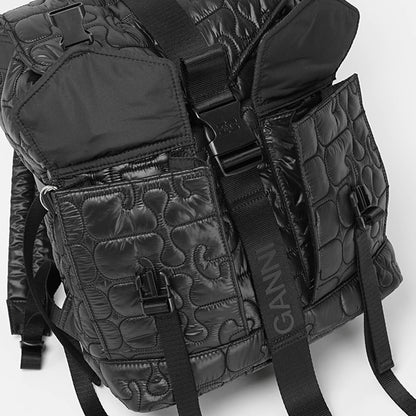 GANNI レディース バックパック RE TECH QUILTED BACKPACK B2080004 BLACK ブラック 099