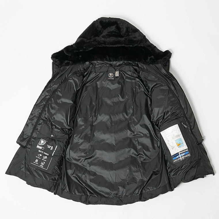 CAPE HORN レディース ダウンジャケット ALVAREZ MATT B2566 BLACK ブラック 500