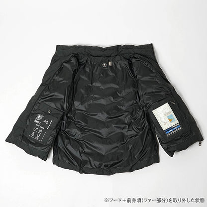 CAPE HORN レディース ダウンジャケット ALVAREZ MATT B2566 BLACK ブラック 500