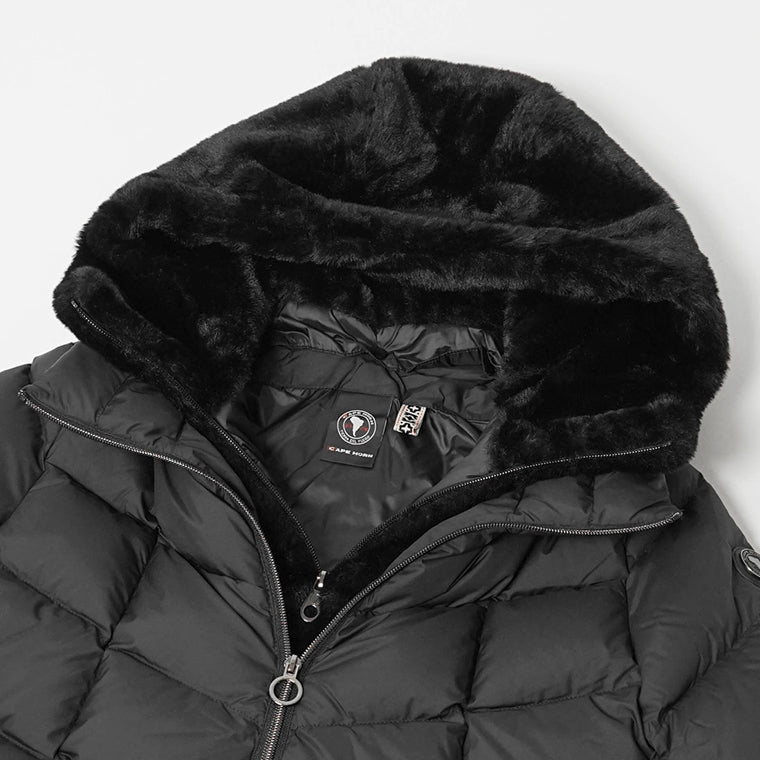 CAPE HORN レディース ダウンジャケット ALVAREZ MATT B2566 BLACK ブラック 500