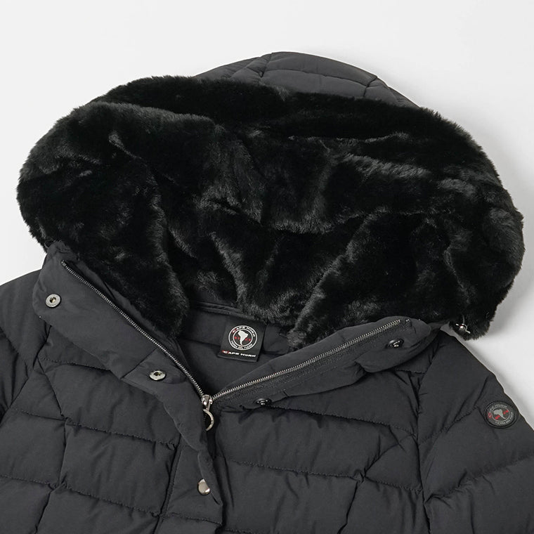 CAPE HORN レディース ダウンコート SANTACRUZ ECOFUR B2572 2カラー
