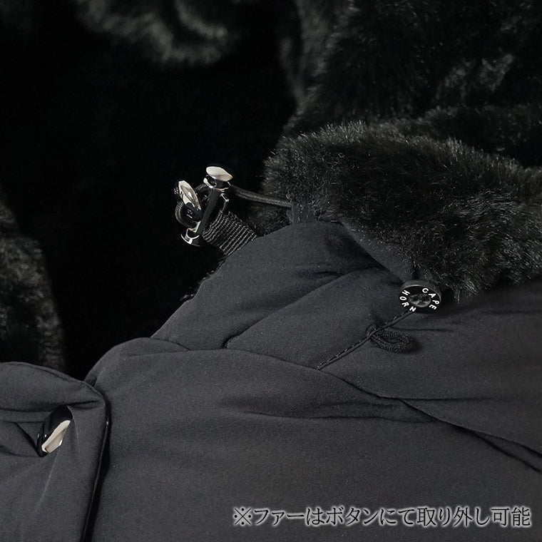 CAPE HORN レディース ダウンコート SANTACRUZ ECOFUR B2572 2カラー