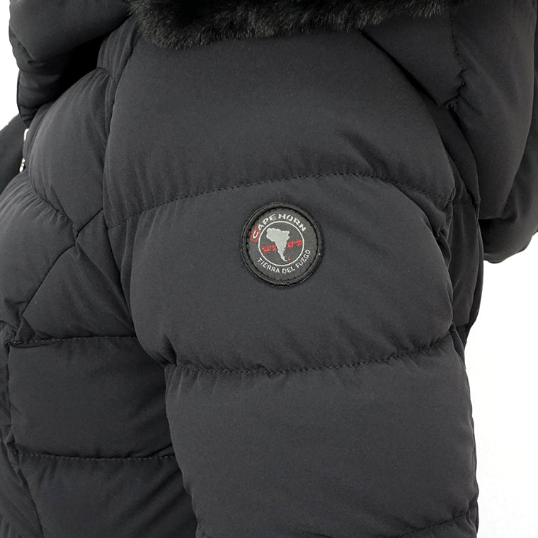 CAPE HORN レディース ダウンコート SANTACRUZ ECOFUR B2572 2カラー