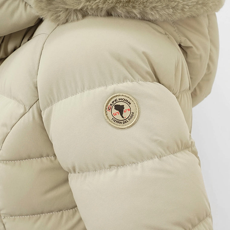 CAPE HORN レディース ダウンコート SANTACRUZ ECOFUR B2572 2カラー