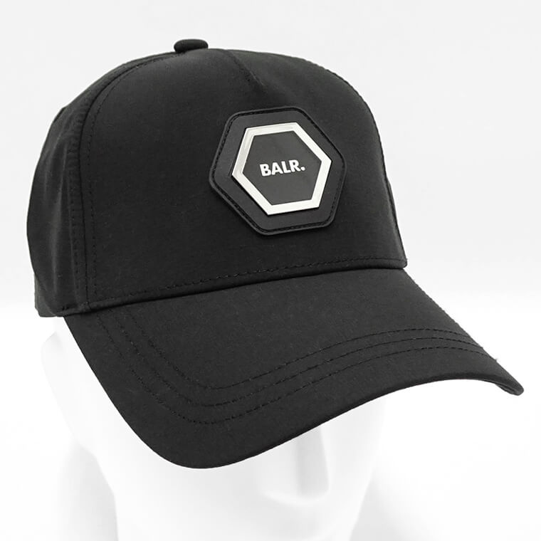 BALR. メンズ レディース キャップ HEXLINE CLASSIC CAP B6110 1062 ブラック JET BLACK