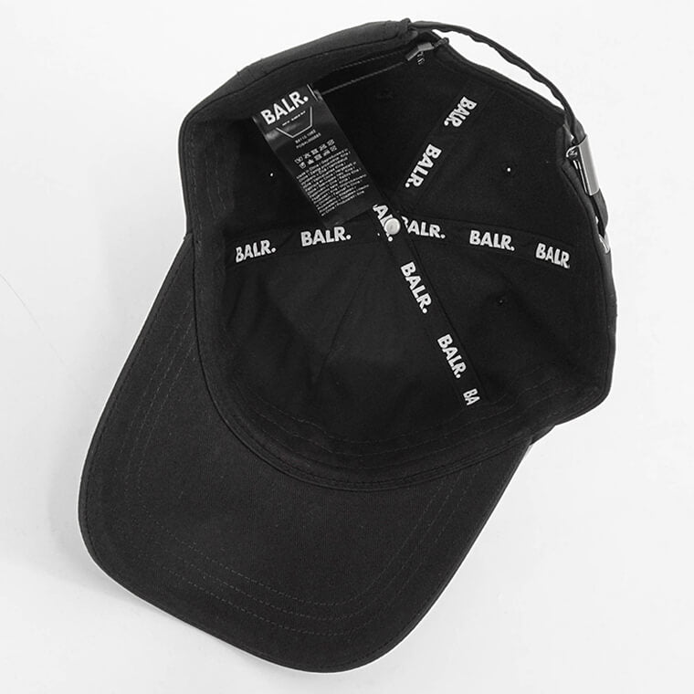 BALR. メンズ レディース キャップ HEXLINE CLASSIC CAP B6110 1062 ブラック JET BLACK