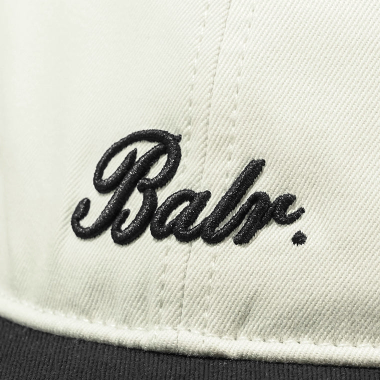 【SUMMER FINAL SALE】 BALR. メンズ レディース キャップ IDENTITY BASEBALL CAP B6110 1084 ライトベージュ ブラック LIGHT BEIGE JET BLACK