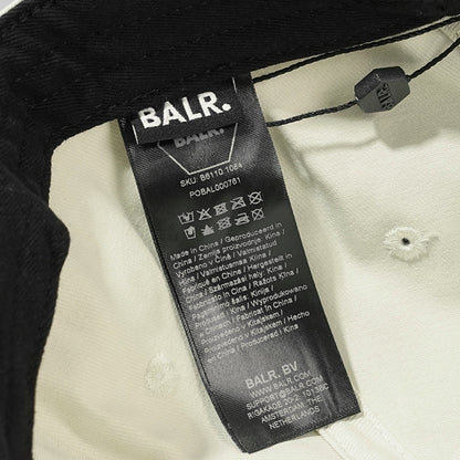 【SUMMER FINAL SALE】 BALR. メンズ レディース キャップ IDENTITY BASEBALL CAP B6110 1084 ライトベージュ ブラック LIGHT BEIGE JET BLACK