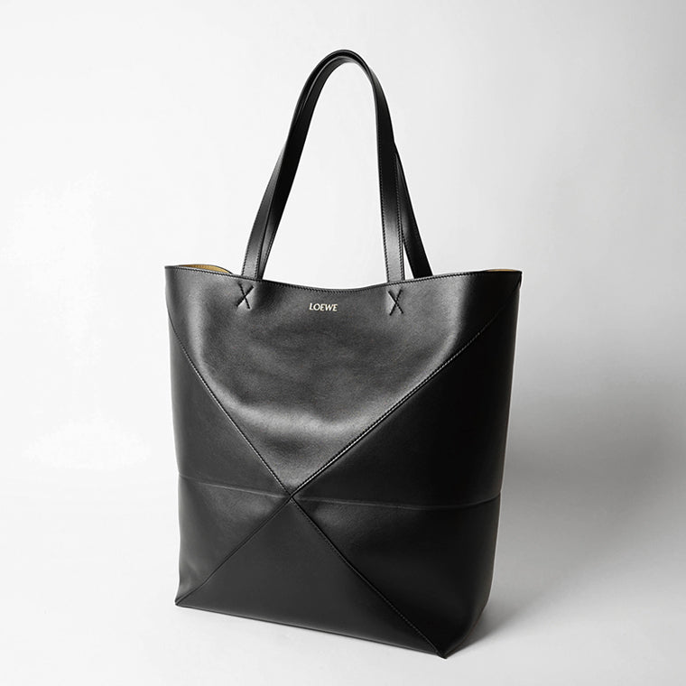 LOEWE メンズ レディース トートバッグ XL PUZZLE FOLD TOTE B933Q18X01 BLACK ブラック 1100