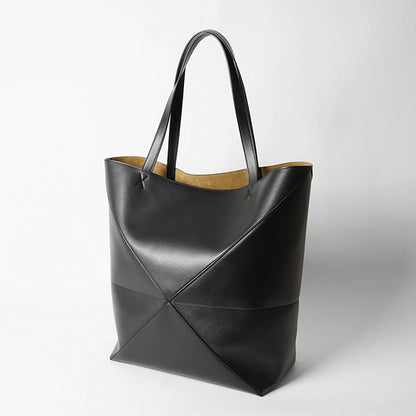 LOEWE メンズ レディース トートバッグ XL PUZZLE FOLD TOTE B933Q18X01 BLACK ブラック 1100