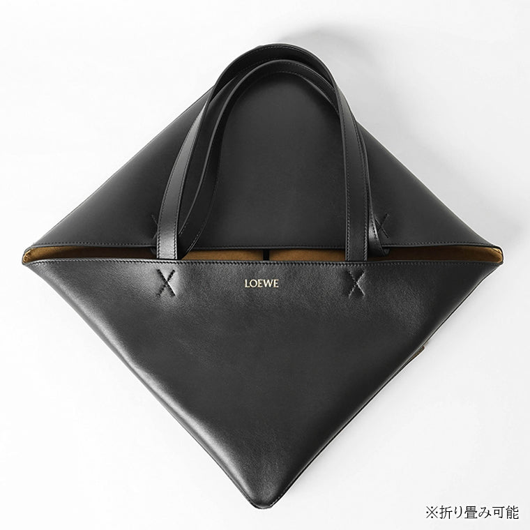 LOEWE メンズ レディース トートバッグ XL PUZZLE FOLD TOTE B933Q18X01 BLACK ブラック 1100