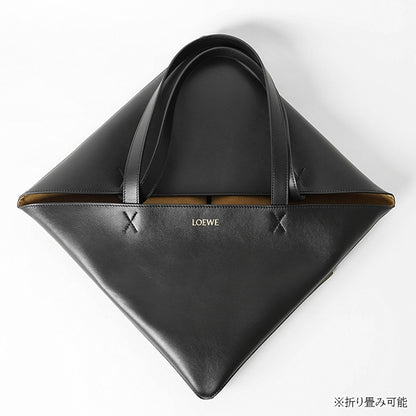 LOEWE メンズ レディース トートバッグ XL PUZZLE FOLD TOTE B933Q18X01 BLACK ブラック 1100