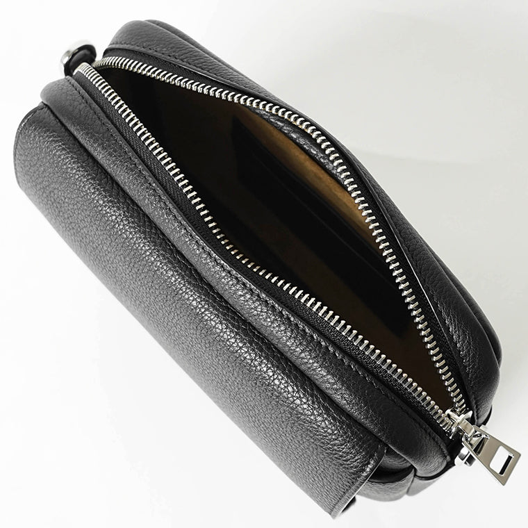 LOEWE メンズ ショルダーバッグ SMALL PEBBLE MESSENGER BAG BANBPCBX01 BLACK ブラック 1100