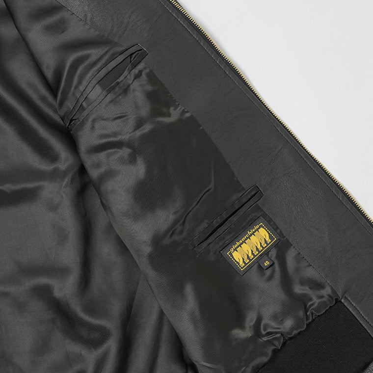 【2025AW FINAL CLEARANCE】 giabsarchivio メンズ ブルゾン BARDI GOLD A5419 ブラック 90