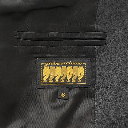 【2025AW FINAL CLEARANCE】 giabsarchivio メンズ ブルゾン BARDI GOLD A5419 ブラック 90