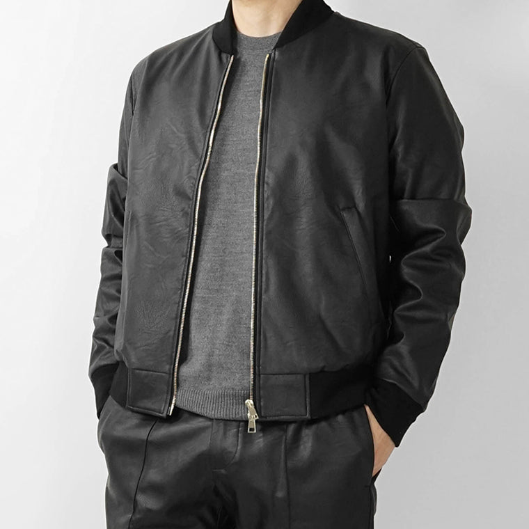 【2025AW FINAL CLEARANCE】 giabsarchivio メンズ ブルゾン BARDI GOLD A5419 ブラック 90