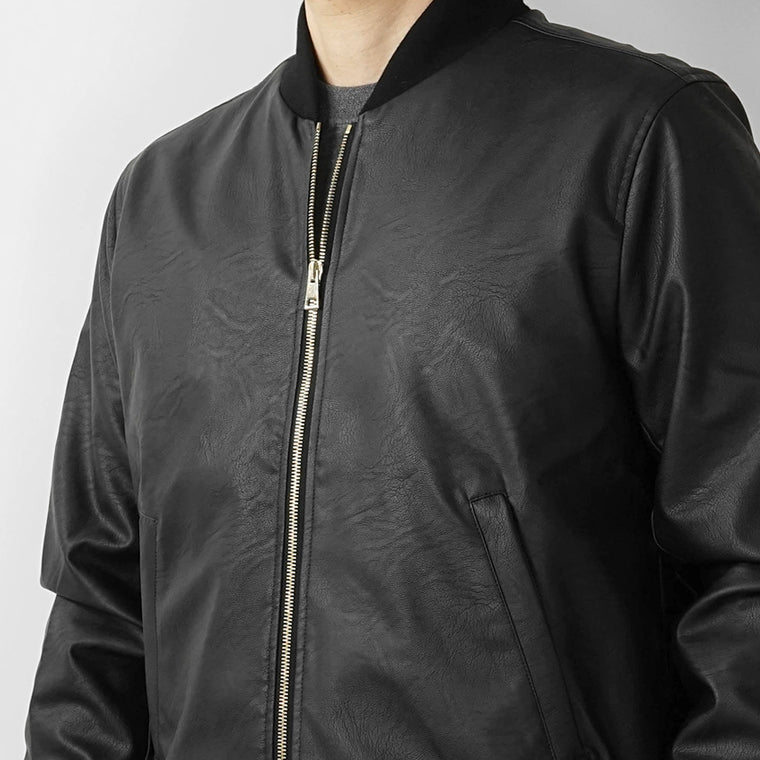 【2025AW FINAL CLEARANCE】 giabsarchivio メンズ ブルゾン BARDI GOLD A5419 ブラック 90