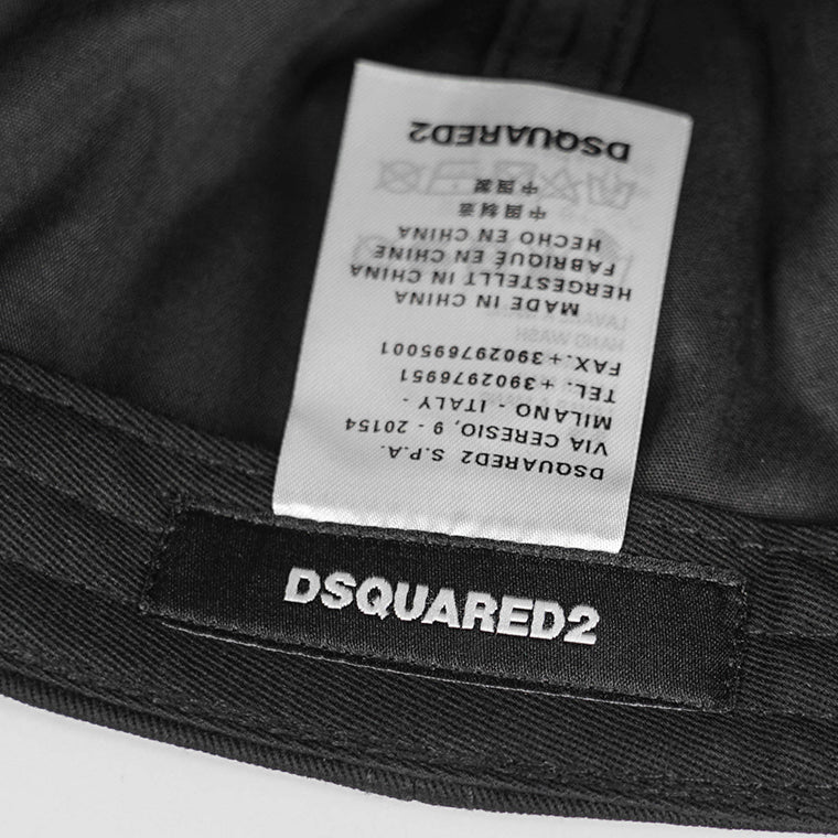 DSQUARED2 メンズ レディース キャップ BCM0738 05C00001 ブラック M436