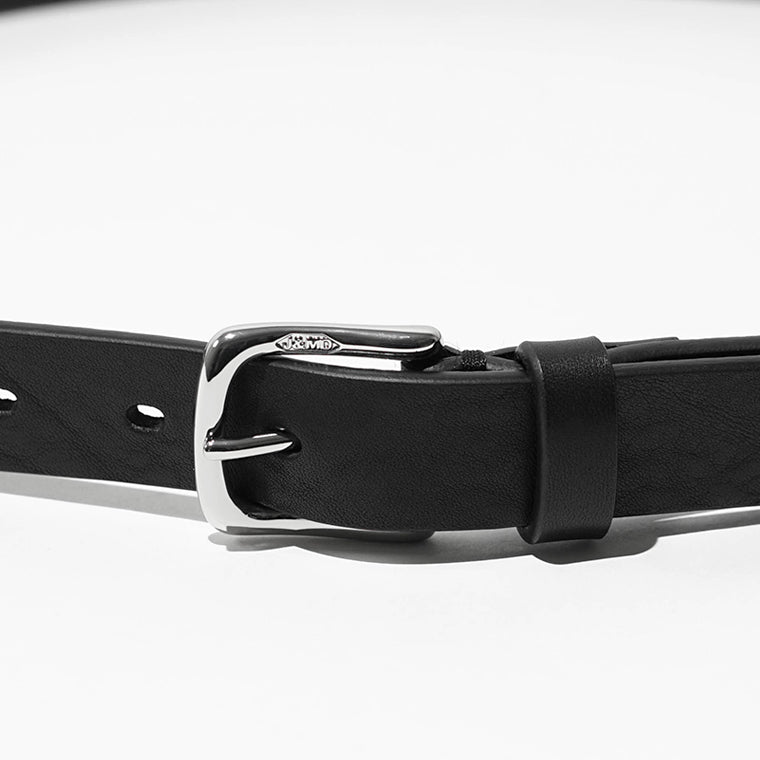 J&M DAVIDSON メンズ レディース ベルト DOME RIVETS BELT 25MM BDSD 1XX AN25 BLACK ブラック 999S