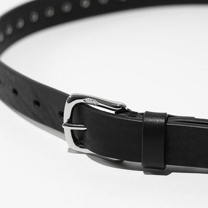 J&M DAVIDSON メンズ レディース ベルト DOME RIVETS BELT 25MM BDSD 1XX AN25 BLACK ブラック 999S