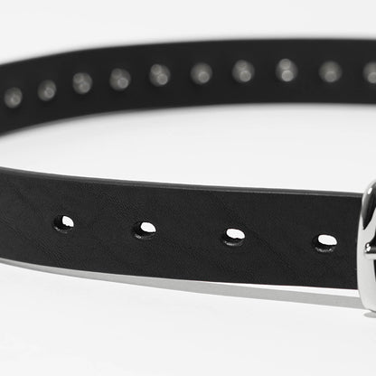 J&M DAVIDSON メンズ レディース ベルト DOME RIVETS BELT 25MM BDSD 1XX AN25 BLACK ブラック 999S