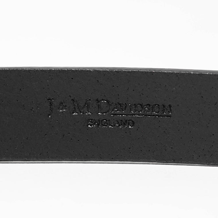 J&M DAVIDSON メンズ レディース ベルト DOME RIVETS BELT 25MM BDSD 1XX AN25 BLACK ブラック 999S